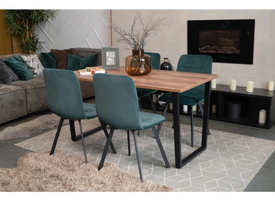 Стул на металлокаркасе Bruk green в Каменске-Уральском