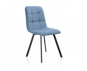 Стул на металлокаркасе Bruk light blue