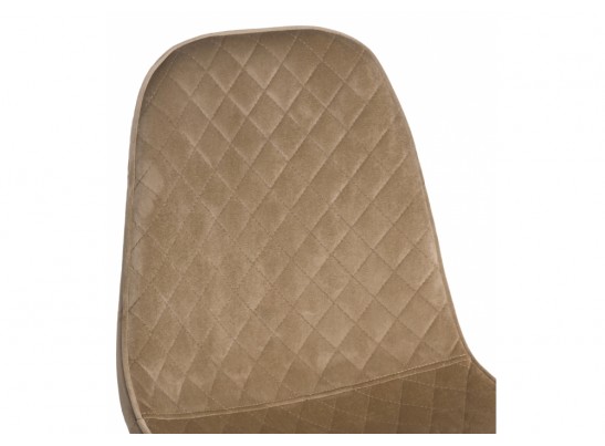 Стул на металлокаркасе Capri dark beige / wood в Каменске-Уральском