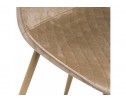 Стул на металлокаркасе Capri dark beige / wood в Каменске-Уральском