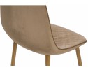 Стул на металлокаркасе Capri dark beige / wood в Каменске-Уральском