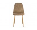 Стул на металлокаркасе Capri dark beige / wood в Каменске-Уральском