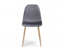 Стул на металлокаркасе Capri dark gray / wood в Каменске-Уральском