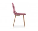 Стул на металлокаркасе Capri pink / wood в Каменске-Уральском