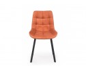 Стул на металлокаркасе Челси 360 П терракотовый (zd 432) / черный в Каменске-Уральском
