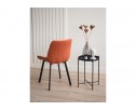 Стул на металлокаркасе Челси 360 П терракотовый (zd 432) / черный в Каменске-Уральском