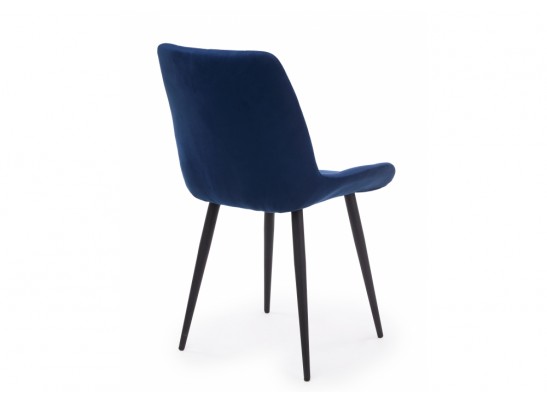 Стул на металлокаркасе Челси К синий (zd 798) / черный в Каменске-Уральском