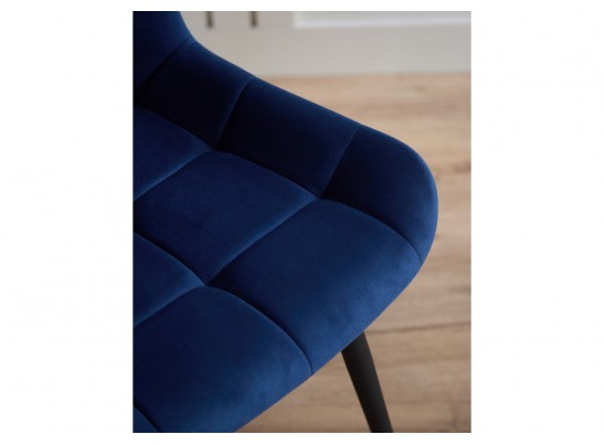 Стул на металлокаркасе Челси К синий (zd 798) / черный в Каменске-Уральском