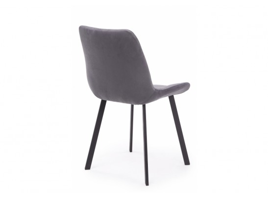 Стул на металлокаркасе Челси П темно-серый (zd 995) / черный в Каменске-Уральском