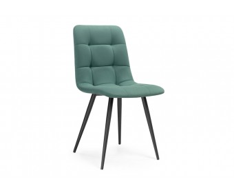 Стул на металлокаркасе Чилли К бирюзовый / черный