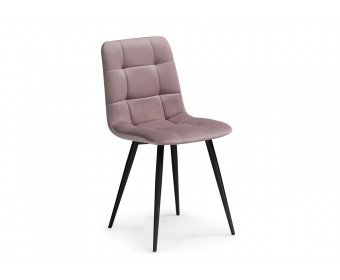 Стул на металлокаркасе Чилли К розовый / черный