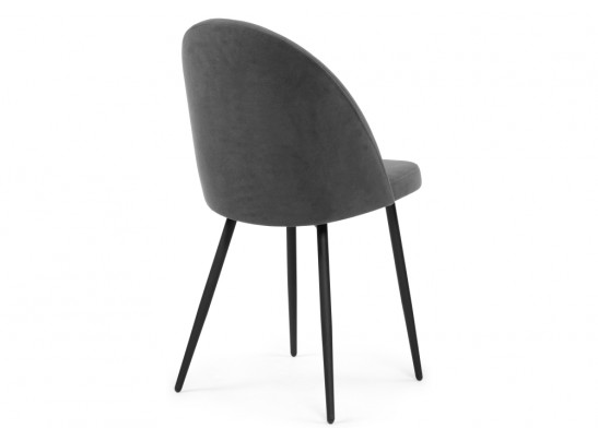 Стул на металлокаркасе Дагрун темно-серый / черный в Каменске-Уральском