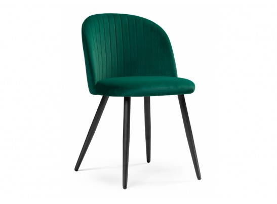 Стул на металлокаркасе Gabi 1 dark green / black в Каменске-Уральском