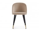 Стул на металлокаркасе Gabi dark beige / black / gold в Каменске-Уральском