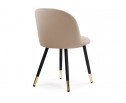 Стул на металлокаркасе Gabi dark beige / black / gold в Каменске-Уральском