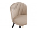 Стул на металлокаркасе Gabi dark beige / black / gold в Каменске-Уральском