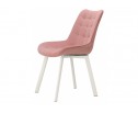 Стул на металлокаркасе Hagen pink / white в Каменске-Уральском