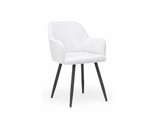 Стул на металлокаркасе Инфини светло-серый (ocean 021) / черный в Каменске-Уральском