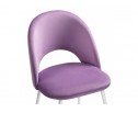 Стул на металлокаркасе Ирре сиреневый / белый глянец в Каменске-Уральском