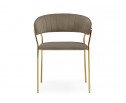 Стул на металлокаркасе Kamelia 1 cappuccino / gold в Каменске-Уральском