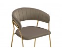 Стул на металлокаркасе Kamelia 1 cappuccino / gold в Каменске-Уральском