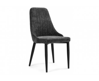 Стул на металлокаркасе Kora black / dark gray