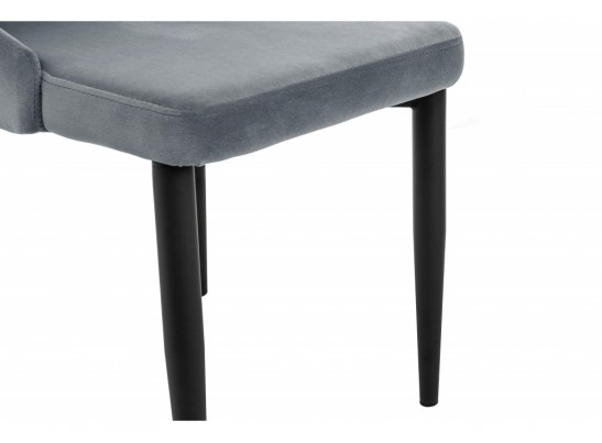 Стул на металлокаркасе Kora gray / black в Каменске-Уральском