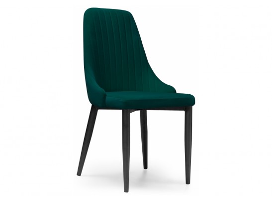 Стул на металлокаркасе Kora green / black в Каменске-Уральском