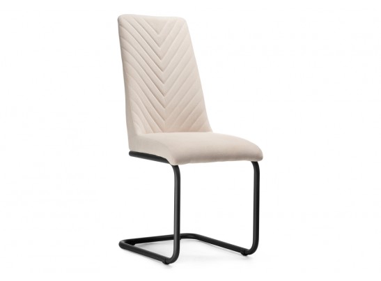 Стул на металлокаркасе Лулла бежевый / черный в Каменске-Уральском