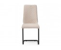 Стул на металлокаркасе Лулла бежевый / черный в Каменске-Уральском