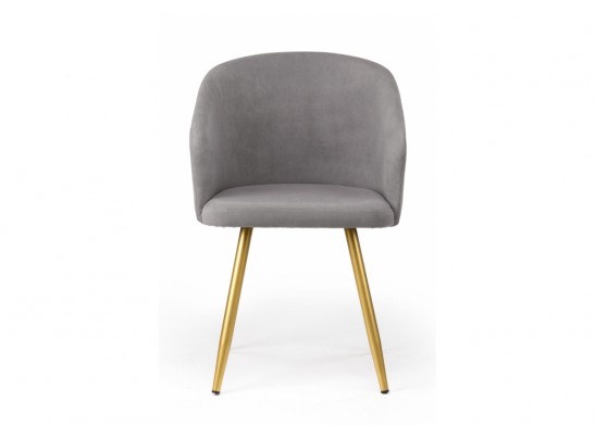 Стул на металлокаркасе Монер 360 темно-серый (glory 20) / золотой в Каменске-Уральском