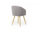 Стул на металлокаркасе Монер 360 темно-серый (glory 20) / золотой в Каменске-Уральском