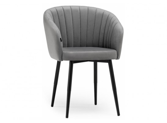 Стул на металлокаркасе Моншау черный / velutto 32 в Каменске-Уральском