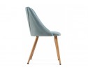 Стул на металлокаркасе Morgan light blue / wood в Каменске-Уральском