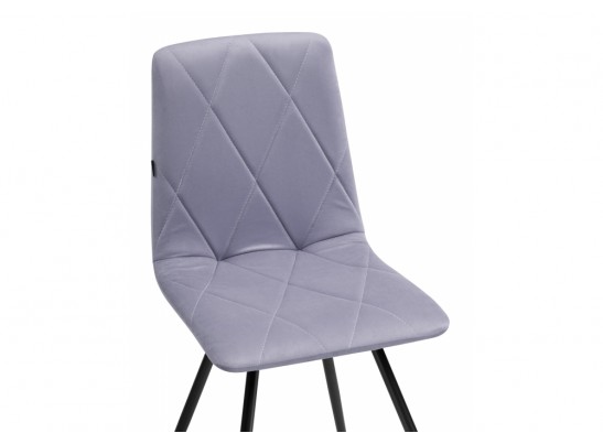 Стул на металлокаркасе Персея velutto 49 / черный в Каменске-Уральском