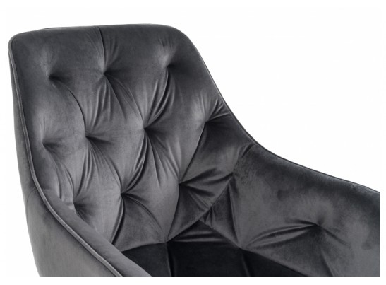 Стул на металлокаркасе Remo тёмно-серый в Каменске-Уральском