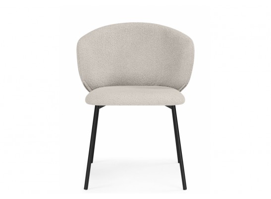 Стул на металлокаркасе Рикко бежевый (05 beige) / черный в Каменске-Уральском