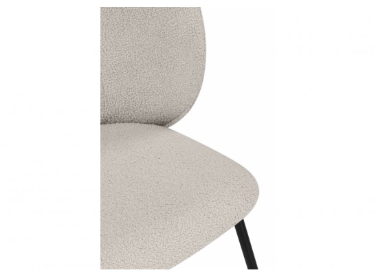 Стул на металлокаркасе Рикко бежевый (05 beige) / черный в Каменске-Уральском