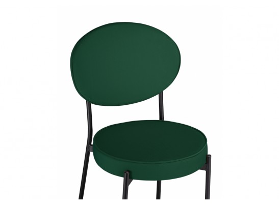 Стул на металлокаркасе Ройс зеленый / черный в Каменске-Уральском