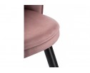 Стул на металлокаркасе Shell dark pink / black в Каменске-Уральском