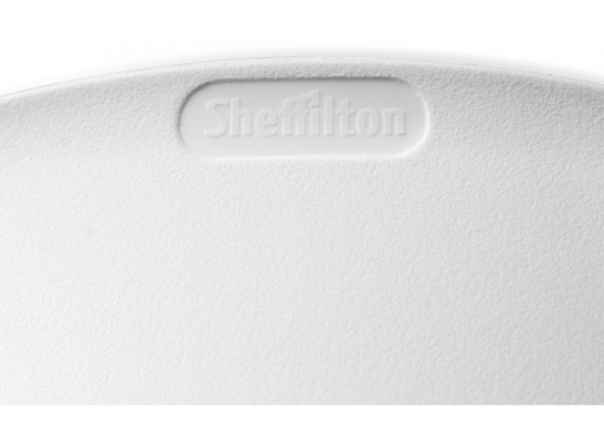 Стул на металлокаркасе SHT-ST19 / S107 белый / белый / черный муар в Каменске-Уральском