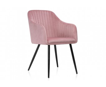 Стул на металлокаркасе Slam розовый