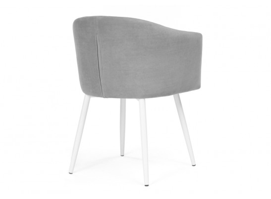 Стул на металлокаркасе Валета светло-серый / белый в Каменске-Уральском