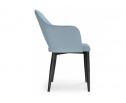 Стул на металлокаркасе Vener light blue / black в Каменске-Уральском