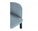 Стул на металлокаркасе Vener light blue / black в Каменске-Уральском