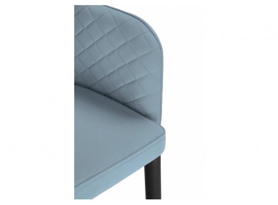 Стул на металлокаркасе Vener light blue / black в Каменске-Уральском