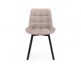 Стулья на металлокаркасе Челси 360 латте (ZD 290) / черный