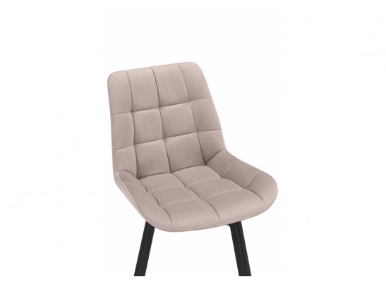 Стулья на металлокаркасе Челси 360 латте (ZD 290) / черный в Каменске-Уральском