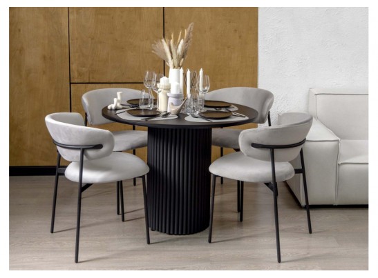 Стол Барел 100 черный / черный в Каменске-Уральском