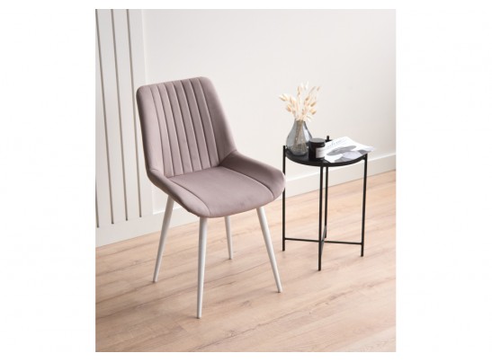 Стул на металлокаркасе Седа латте (zd 290) / белый